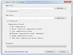 RAR to ZIP Converter英文安装版 V1.0.0.0