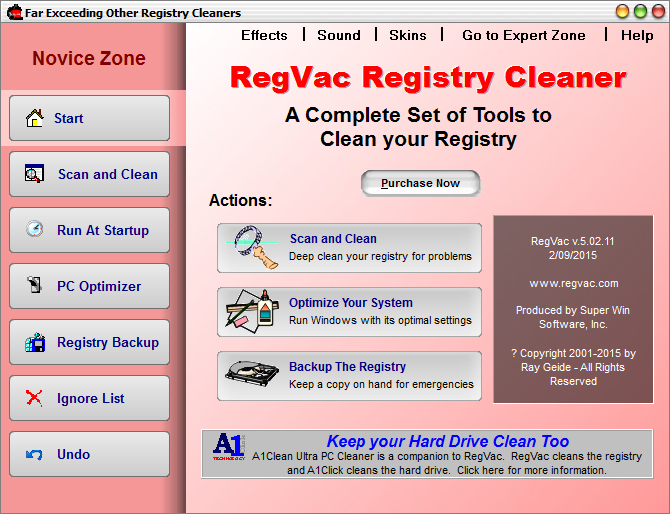 RegVac注册表吸尘器