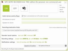 MP3 Skype Recorder英文安装版(Skype通话保存) V4.42