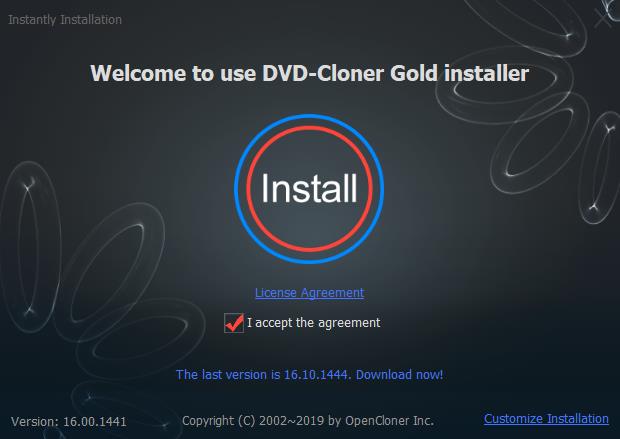 DVD-Cloner Gold 2019中文破解版 V16.00