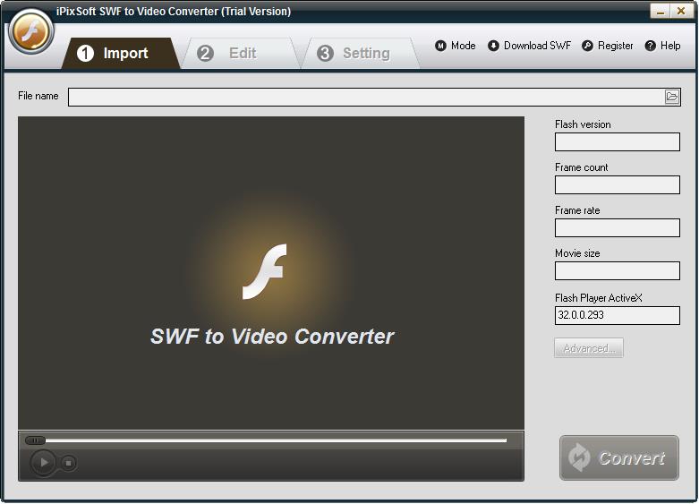 iPixSoft SWF to Video Converter中文破解版 V4.0.0