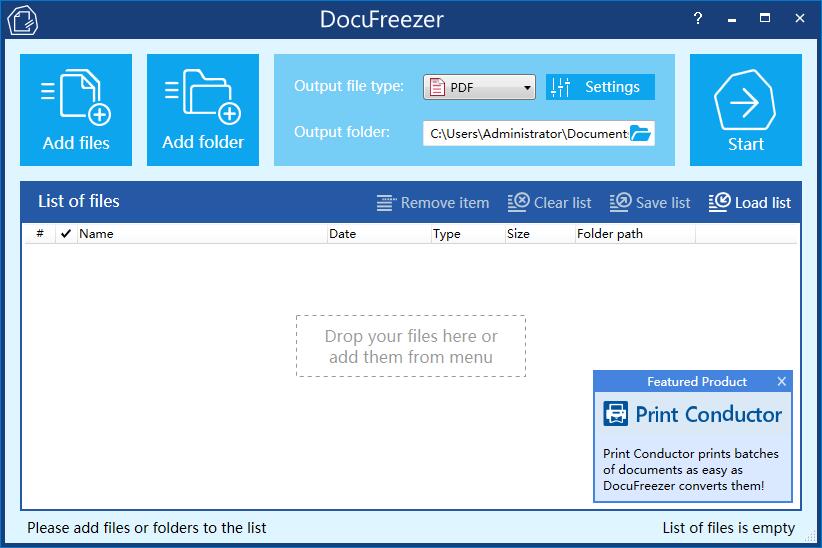 DocuFreezer激活版(文档格式转换器) V4.0.2