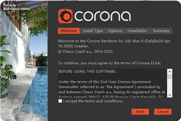 Corona-7-hotfix1 for 3dmax2014-2022汉化破解版