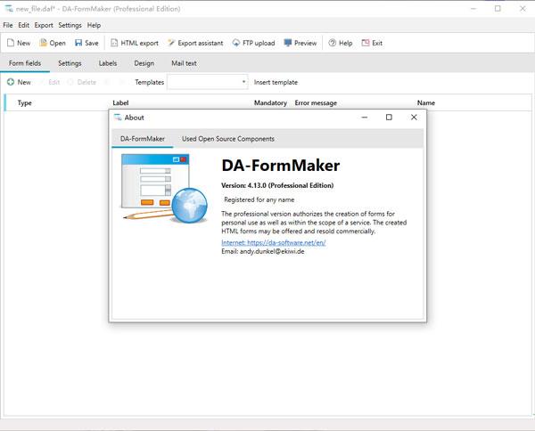 DA-FormMaker破解版 V4.13.0