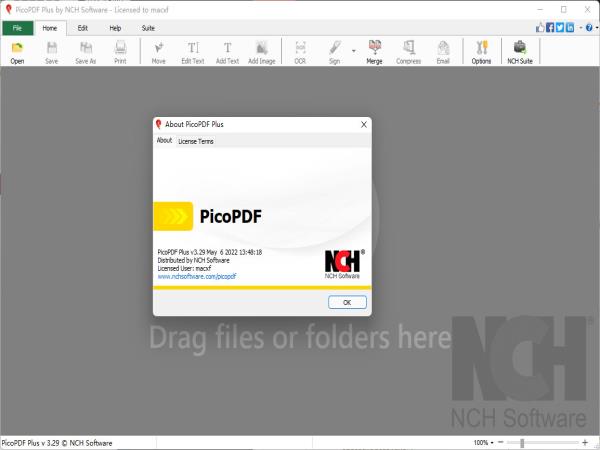 NCH PicoPDF Plus(PDF编辑器)v3.30激活版
