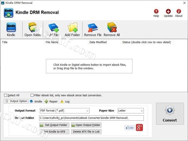 Kindle DRM Removal (kindle电子书去除drm)v4.22中文破解版