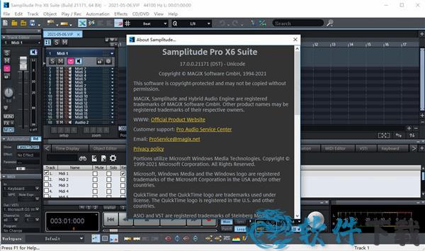Samplitude Pro x6 v6.0.0破解版
