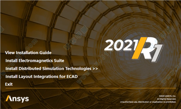 ANSYS Electronics suite 2021 v2021完整破解版