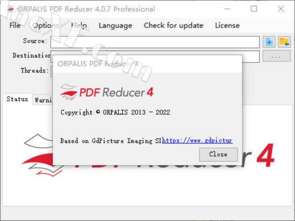 ORPALIS PDF Reducer Pro (pdf文件压缩工具)v4.0.7 特别版