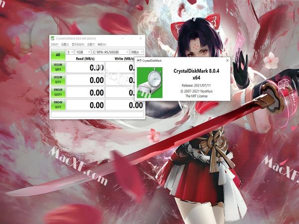CrystalDiskMark (硬盘检测工具)v8.0.4b 中文版