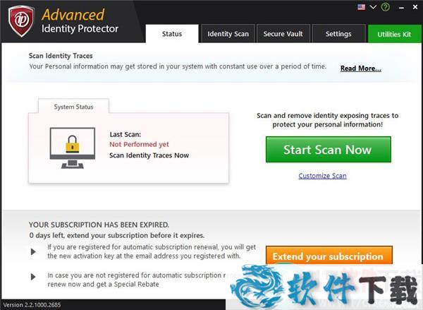 Advanced Identity Protector v2.1.1 中文破解版（附安装教程）