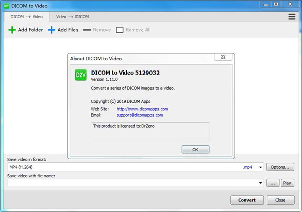 DICOM to Video破解版(DICOM转视频工具)下载 v1.11.0(附破解工具及教程)